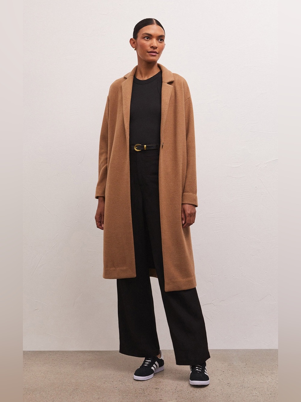 Z Supply Camel Mason Coat single button long